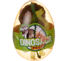 Фигурка Junfa в яйце Динозавр+скелет динозавра 8,5см светятся в темноте в дисплее, 6 видов в ассорт