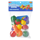 Игровой набор ABtoys Помогаю маме Продукты для резки на липучках (фрукты и овощи), 24 предмета, в пакете