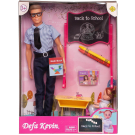 Кукла Defa Kevin Учитель иученица на уроке в наборе с игровыми предметами 2 вида 30 см