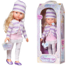 Кукла ABtoys Времена года (бело-сиреневая одежда) 45 см