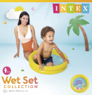Бассейн надувной детский INTEX "My First Pool" (Мой первый бассейн), 61х15 см, от 1-3х лет