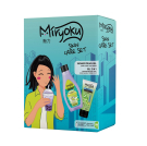 Подарочный набор MIRYOKU Алое+Лайм SKIN CARE SET: Крем-гель для душа Energy Charge 300мл + Увлажняющий гель для лица и тела 2в1 150мл