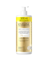 EVELINE BODY CARE EXPERT Эксклюзивное молочко д/тела с эффектом сияния д/сухой и чувствит. Кожи 500мл