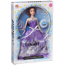 Кукла Junfa Atinil (Атинил) Очаровательная принцесса (в длинном фиолетовом платье) c волшебной палочкой, 28см