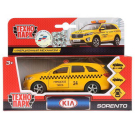 Машинка Технопарк KIA sorento prime ТАКСИ 12 см