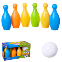 Игровой набор Junfa Боулинг с 6 кеглями и шаром в коробке