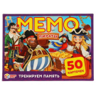 Настольная игра УМка Умные игры Карточная игра Мемо Пираты