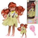 Кукла Junfa 20 см с ярко-рыжими волосами в модной одежде