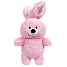 Мягкая игрушка ABtoys Флэтси Кролик розовый, 27см.