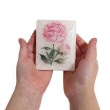 Набор для творчества Десятое королевство Рукодельное мыло с картинкой Розовый пион