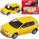 Машинка Welly 1:38 VOLKSWAGEN GOLF V голубая