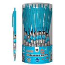 Ручка шариковая CENTRUM автомат КАВАИ ПИНГВИНЫ, корпус Slim прорезиненный, цвет чернил синий, 0,7 мм