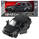 Машинка металлическая Uni-Fortune RMZ City серия 1:32 Range Rover Sport, инерционная, черный матовый цвет, даери открываются