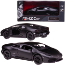 Машинка металлическая Uni-Fortune RMZ City серия 1:32 Lamborghini Huracán LP610-4 инерционная, цвет матовый черный, двери открываются