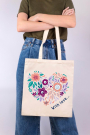 Набор для творчества ФРЕЯ Скетч Раскраска на сумке Цветочное сердце 40 х 35 см