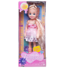 Кукла Junfa 14см в розовом платье
