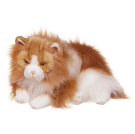 Мягкая игрушка Abtoys Домашние любимцы Кошечка персидская белая с рыжим 25см. ПРЕМИУМ