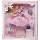 Кукла Junfa Atinil (Атинил) Мой розовый мир в платье с двухслойной юбкой, 28см