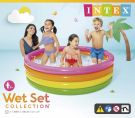 Бассейн надувной детский INTEX "Sunset Glow Pool" 168х46 см (от 3-х лет)