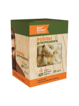 BOYSCOUT Роллы для розжига 35 шт. в колорбоксе с окном