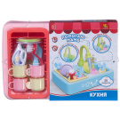 Игровой набор Abtoys Помогаю Маме Кухонная раковина с аксессуарами, свет и звук, розовая