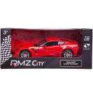 Машина металлическая RMZ City серия 1:32 Chevrolet Corvette Grand Sport, красный цвет, двери открываются