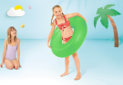 Круг надувной INTEX "Neon Frost Tube" (Неоновый холодный), от 9 лет, 91 см