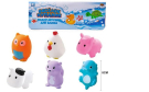 Набор резиновых игрушек для ванной Abtoys Веселое купание 6 предметов (набор 1), в пакете