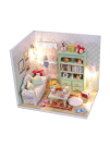 Сборная модель Hobby Day Румбокс Mini house Чай вдвоём, с фигурками