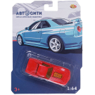 Машинка Abtoys Автосити металлическая без механизмов 1:64 в ассортименте