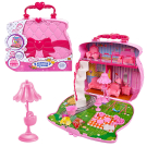Игровой набор Abtoys В гостях у куклы Домик-сумка для куклы с аксессуарами