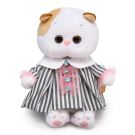 Мягкая игрушка BUDI BASA Кошка Ли-Ли BABY в полосатом платье 20 см