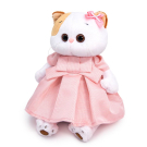 Мягкая игрушка BUDI BASA Кошка Ли-Ли в розовом платье с люрексом 24 см