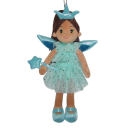 Кукла ABtoys Мягкое сердце, мягконабивная Фея в голубом платье, 45 см