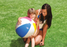 Мяч надувной INTEX 61см "Glossy Panel Ball" (Полосатый мячик) , от 3-х лет