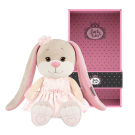 Мягкая игрушка Jack&Lin Зайка Лин в Кружевном Розовом Платье 25 см в Коробке