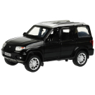 Машинка Технопарк UAZ Патриот 17,8 см Черный свет и звук