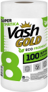 Тряпка VASH GOLD ECO FRIENDLY Бумажные полотенца для ежедневной уборки 100 листов