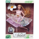 Кукла Junfa Atinil (Атинил) В гармонии с природой в платье с двухслойной с цветами юбкой, 28см