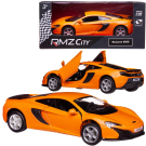 Машинка металлическая Uni-Fortune RMZ City серия 1:32 McLaren 650S, инерционная, цвет оранжевый, двери открываются