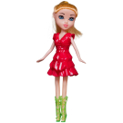 Кукла Junfa 23 см с 2 платьями (красным и фиолетовым) в сапожках с игровыми предметами