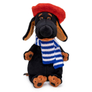 Мягкая игрушка BUDI BASA Собака Ваксон в берете и шарфе 25 см