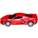 Машинка металлическая Abtoys АвтоСити 1:36 "Спортивная-2", инерционная с открывающими передними дверцами , красная, свет, звук