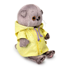 Мягкая игрушка BUDI BASA Кот Басик BABY в плащике 20 см