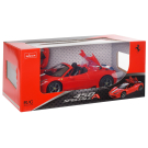 Машина р/у 1:14 Ferrari 458 Speciale, цвет красный с полосой, светящиеся фары, аккумулятор в комплекте