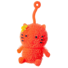 Игрушка-антистресс Junfa Мялка Кошка, световые эффекты, в дисплее 24 шт.