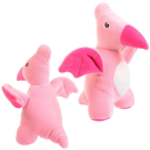 Мягкая игрушка Abtoys Dino Baby Динозаврик розовый, 19см