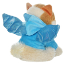 Мягкая игрушка Abtoys Модные питомцы. Собачка в голубом костюме Дракончика, 18см