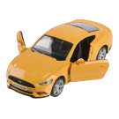 Машинка металлическая Uni-Fortune RMZ City серия 1:32 Ford Mustang 2015 инерционная, цвет желтый, двери открываются