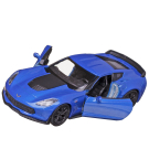 Машинка Welly 1:38 2017 CHEVROLET CORVETTE Z06 синяя